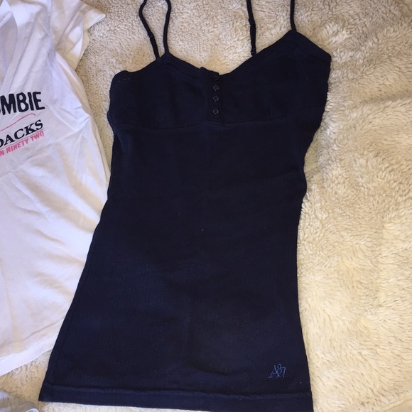 LOT 3 Abercrombie & Fitch T-Shirts V Neck Tank Top - Picture 2 of 7